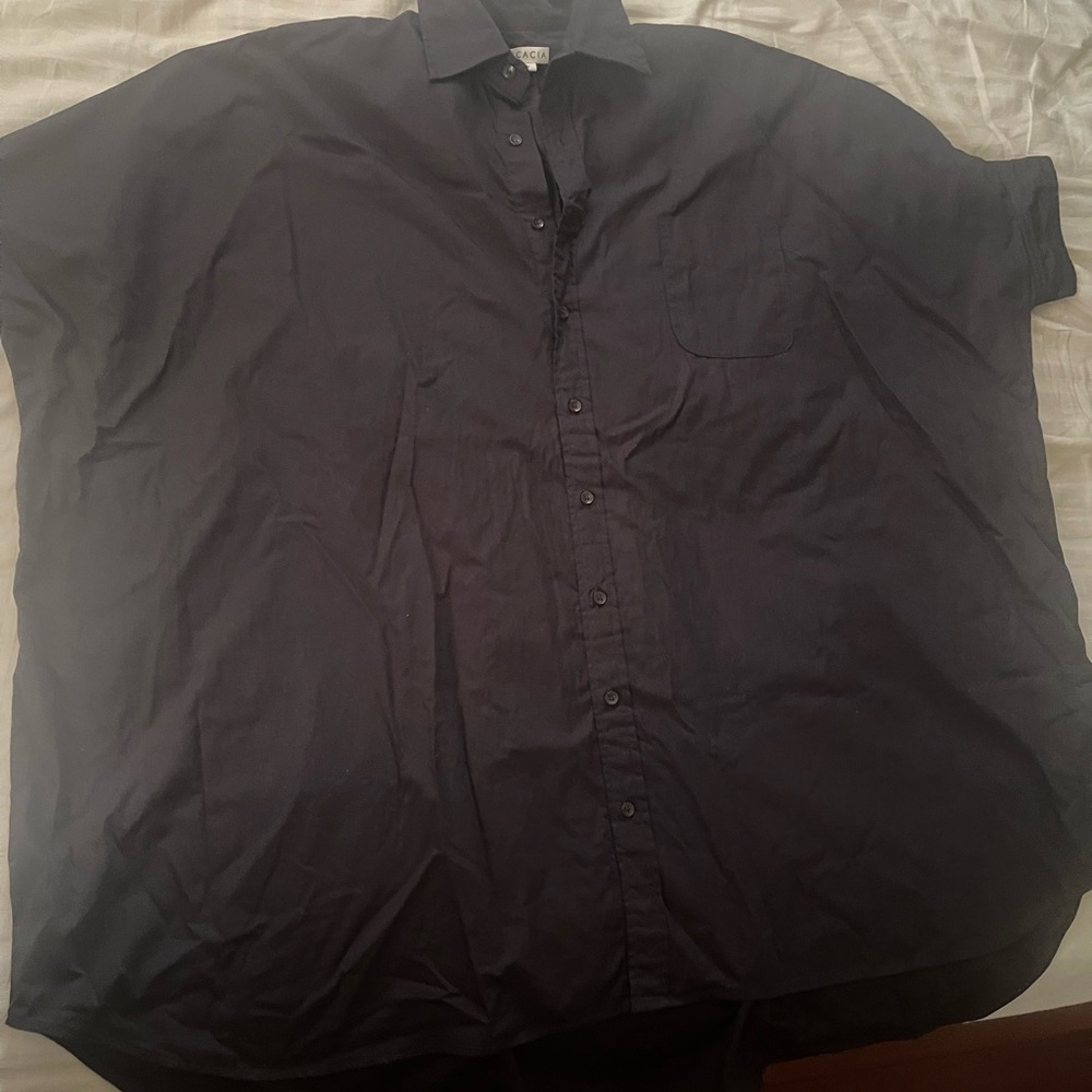 Black Accacia shirt dress